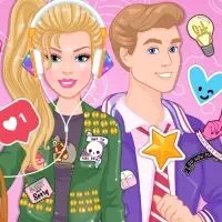 Barbie dan Ken berpakaian pakaian saya