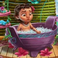 Koupat dítě Moana
