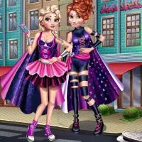 Heroines costume para sa mga prinsesa tagsibol