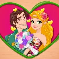 Rapunzel blomstrande romantik