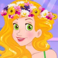 A coroa de flores de Rapunzel
