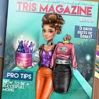 Tris ăn mặc cho trang bìa của thời trang
