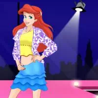 Ariel op die catwalk